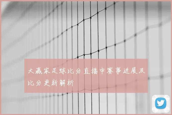 大赢家足球比分直播中赛事进展及比分更新解析